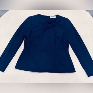 The Fold Wool Sculpt top